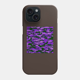 Camo Pattern - Amethyst madness Phone Case