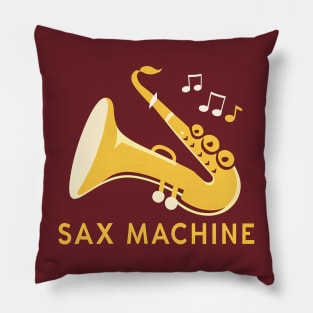 Sax Machine Pillow