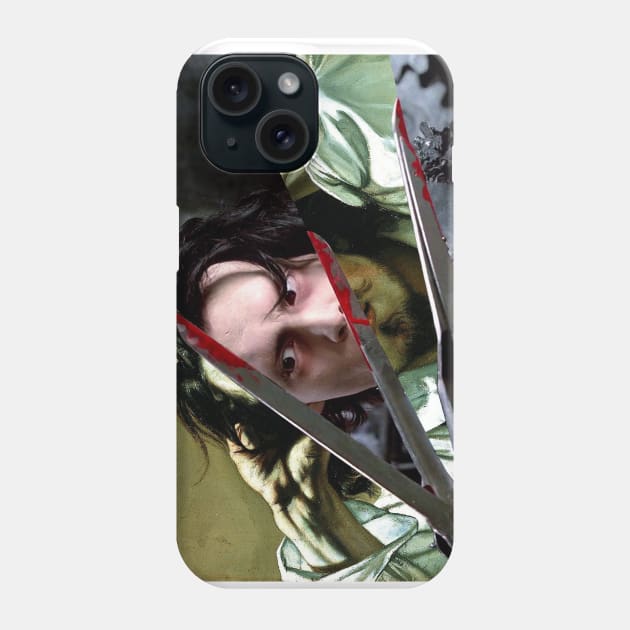 The Desperate Man by Gustave Courbet and Edward Scissorhands Phone Case by luigi-tarini