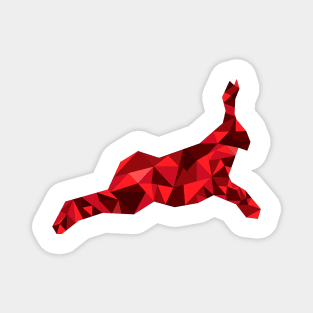 Polygon Rabbit Magnet