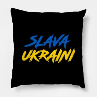 SLAVA UKRAINI GLORY TO UKRAINE PROTEST PUTIN PROTEST RUSSIAN INVASION Pillow