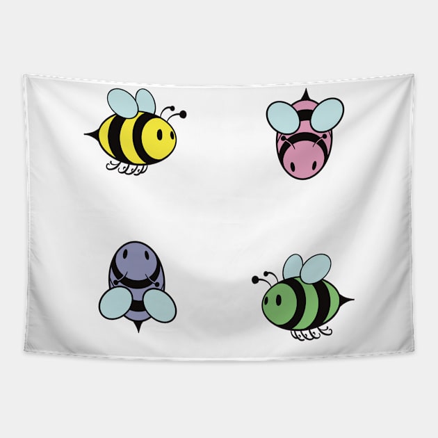 Bee Kind Tapestry by Narwhal-Scribbles