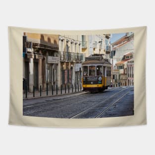 Historic Lisbon tram Tapestry