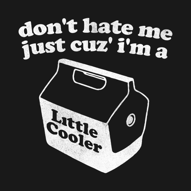 Don't Hate Me Just Because I'm a Little cooler Tee, Unisex Funny Saying Tee, Sarcastic Red Cooler T-shirt, Adult Humorous Quote Shirt by Hamza Froug