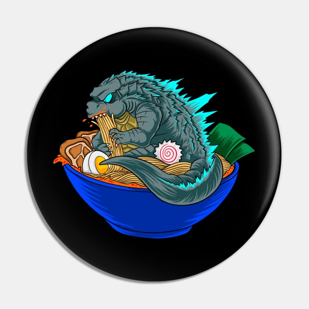 godzilla tshirt ramen Pin by opoyostudio