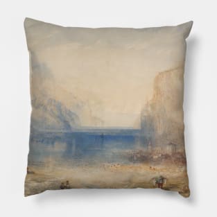 Fluelen- Morning (looking towards the lake) by J.M.W. Turner Pillow