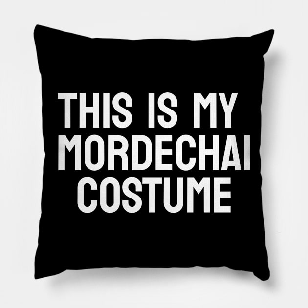 This Is My Mordechai Costume Purim Jewish Festival Jew Pillow by Shopinno Shirts