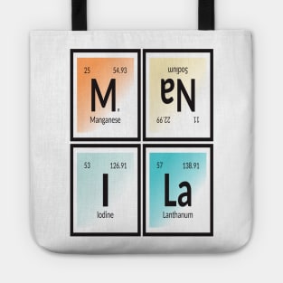 Manila Table of Elements Tote