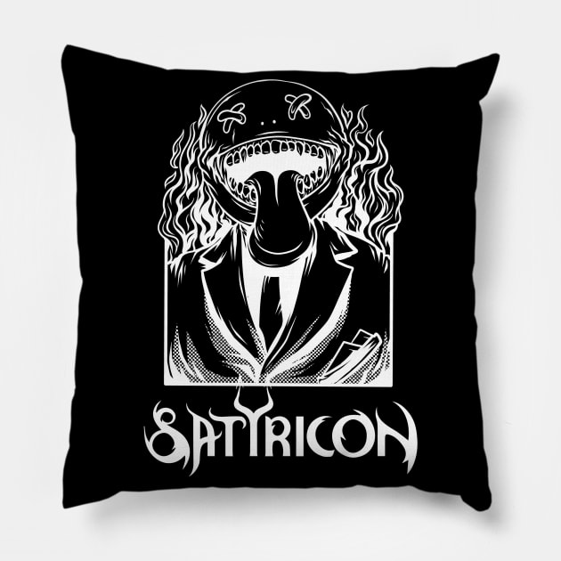 Satyricon metal Pillow by Sasaku