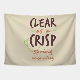 Clear as a Crisp Spring Morning (Deadly Premonition) Tapestry