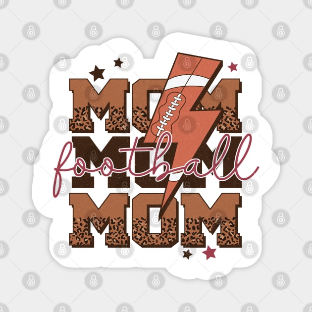 Football Mom Magnet by Myartstor 