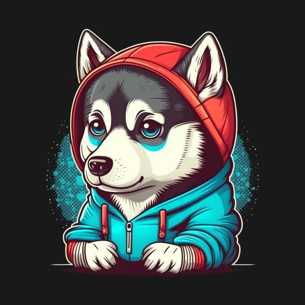 Cute Husky Dog by RichieDuprey