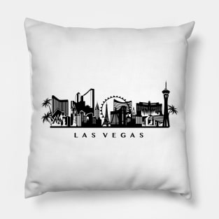 Las Vegas Skyline Pillow