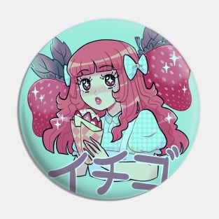 Strawberry (muted tone) Pin