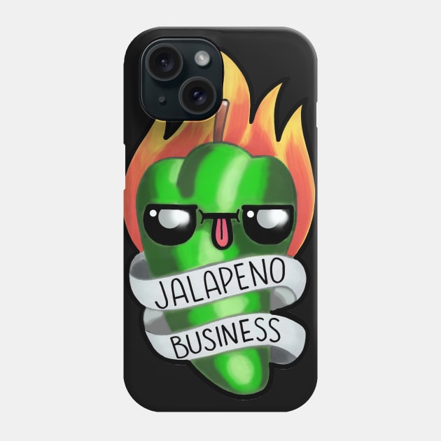 Jalapeno Business Phone Case by NinjaSquirell