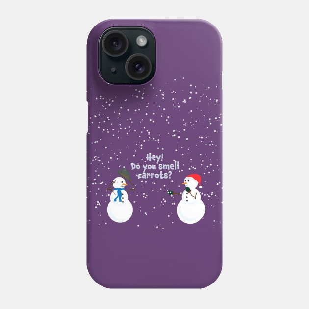 Christmas Snowmen Phone Case by Cosmic-Fandom