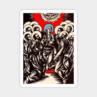 Our Lady Mother of God among the Apostles Magnet