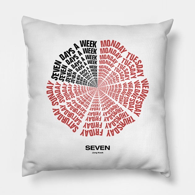 JUNGKOOK SEVEN DAYS A WEEK: Red Pillow by YoshFridays