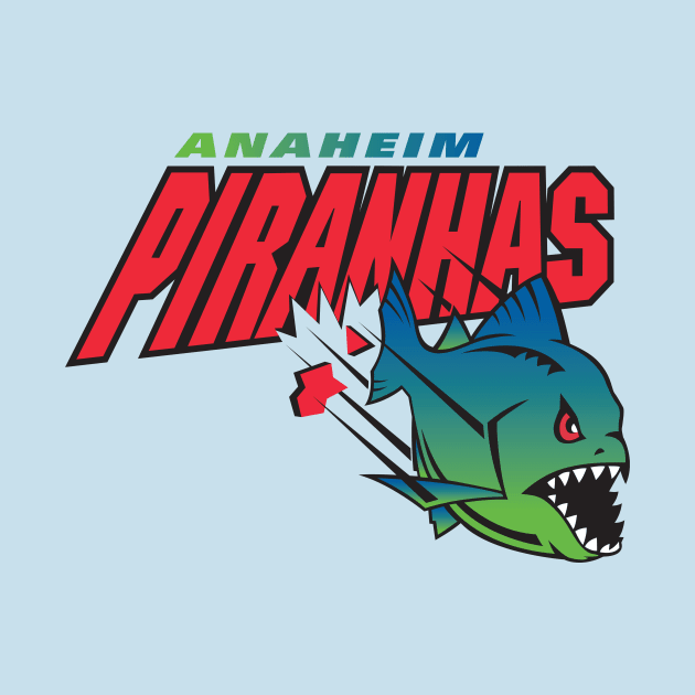 Ahaheim Piranhas by MindsparkCreative