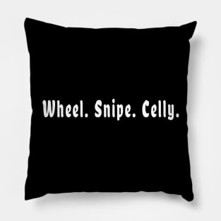 wheel snipe celly meme hockey gift Pillow