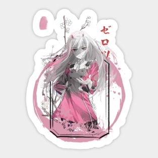 cute Zero two - Darling in the Franxx Sticker for Sale by Kami-Anime