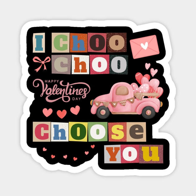 Love is Pawsitively Wild: Choose Your Style Valentine on This T-Shirt! Magnet by ahlama87