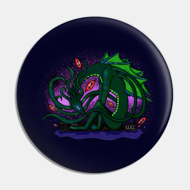 The Abyss Stares Back Pin by Dante6499