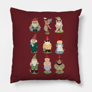 Garden Gnomes Pillow