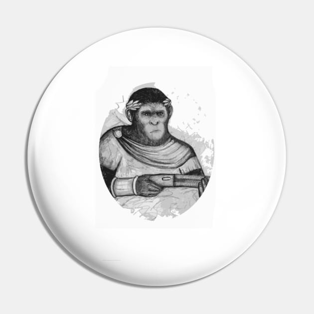 Caesar Pin by CustomPortraitsWorld