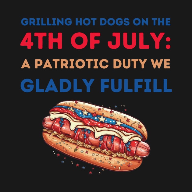 grilling hot dogs on the 4th of july by Fun Planet