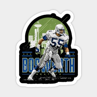 Brian Bosworth Seattle Skyline Magnet