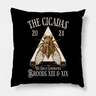 Cicadas 2024 - Brood XIX Brood XIII - Funny Cicada Lover Pillow