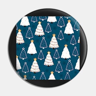 Christmas tree in different styles Pin