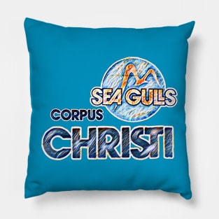 Corpus Christi Sea Gulls Baseball Pillow