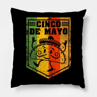 Cinco de Mayo Dancing Taco Pillow