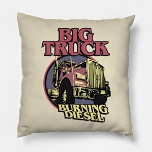 Big Truck Burning Diesel Pillow