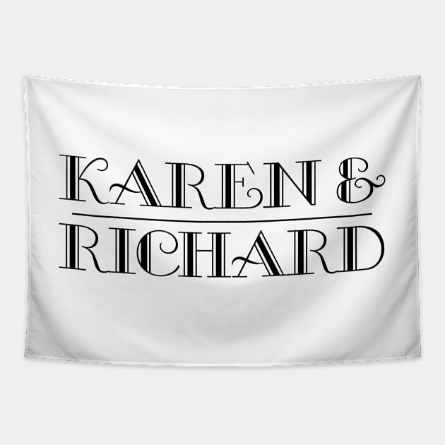 Karen & Richard Tapestry by DAFTFISH