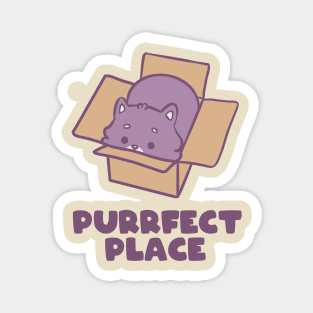 Purrfect Place Magnet