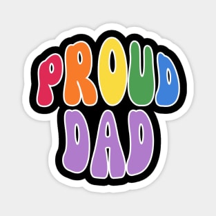 Proud Dad Pride Magnet