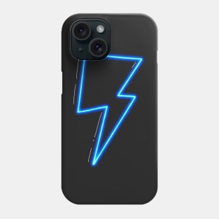 lightning bolt blue Phone Case