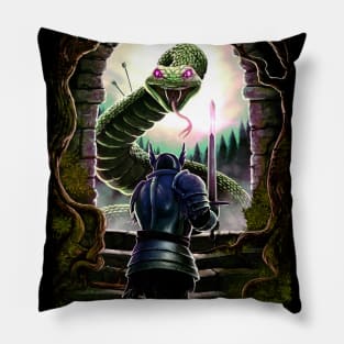 Knight vs Snake Pillow