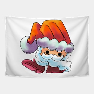 X-Mas Santa Claus Christmas Gem Biscuit Tapestry