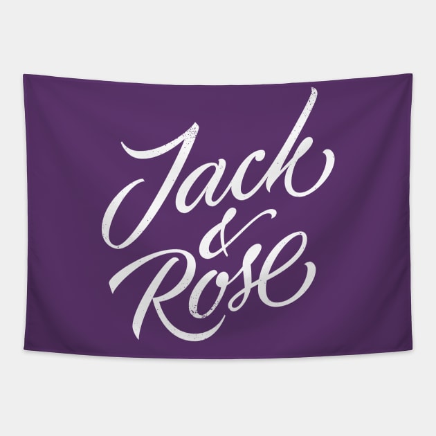 Jack & Rose  (white) Tapestry by bjornberglund