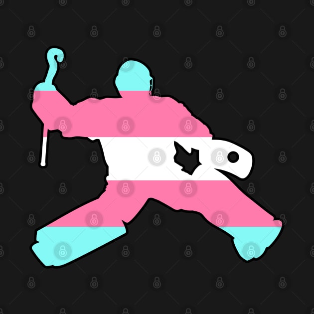 Field Hockey Goalie: Trans Pride by ziafrazier