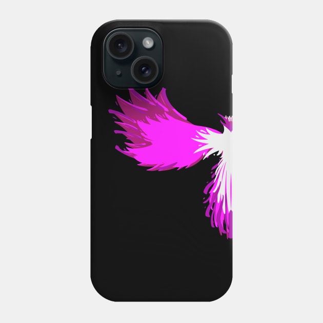 Dark Pink Phoenix Phone Case by Phoenix Custome