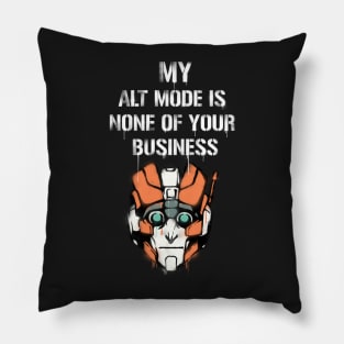 TF - Alt Mode (white) Pillow