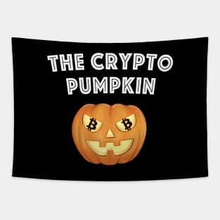 The Crypto Pumpkin for Happy Halloween Day Tapestry