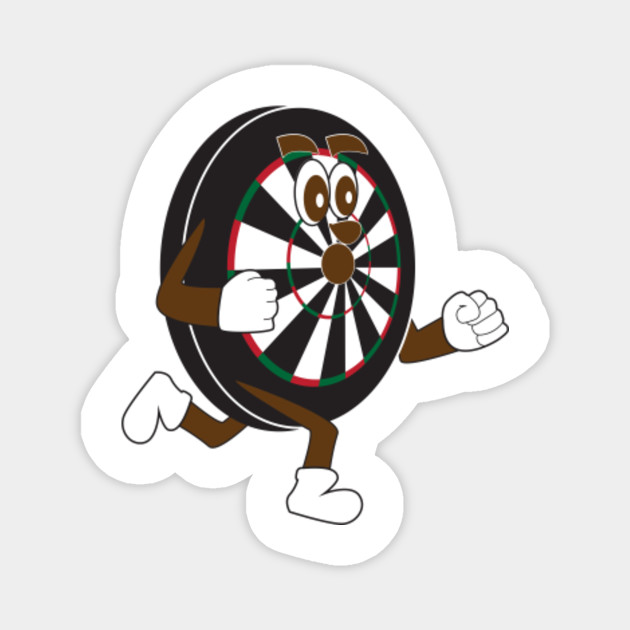 dartboard with face