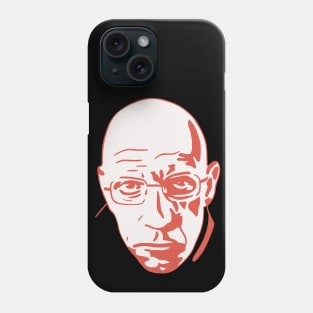 Foucault Minimal Portrait Phone Case