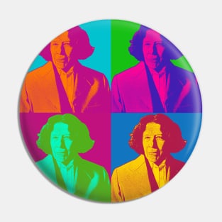 Fran Lebowitz Pop Art Andy Warhol Pin